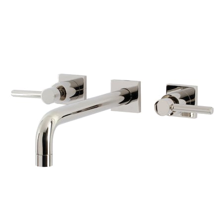 Kingston Brass KS6026DL Wall Mount Tub Faucet, Polished Nickel KS6026DL